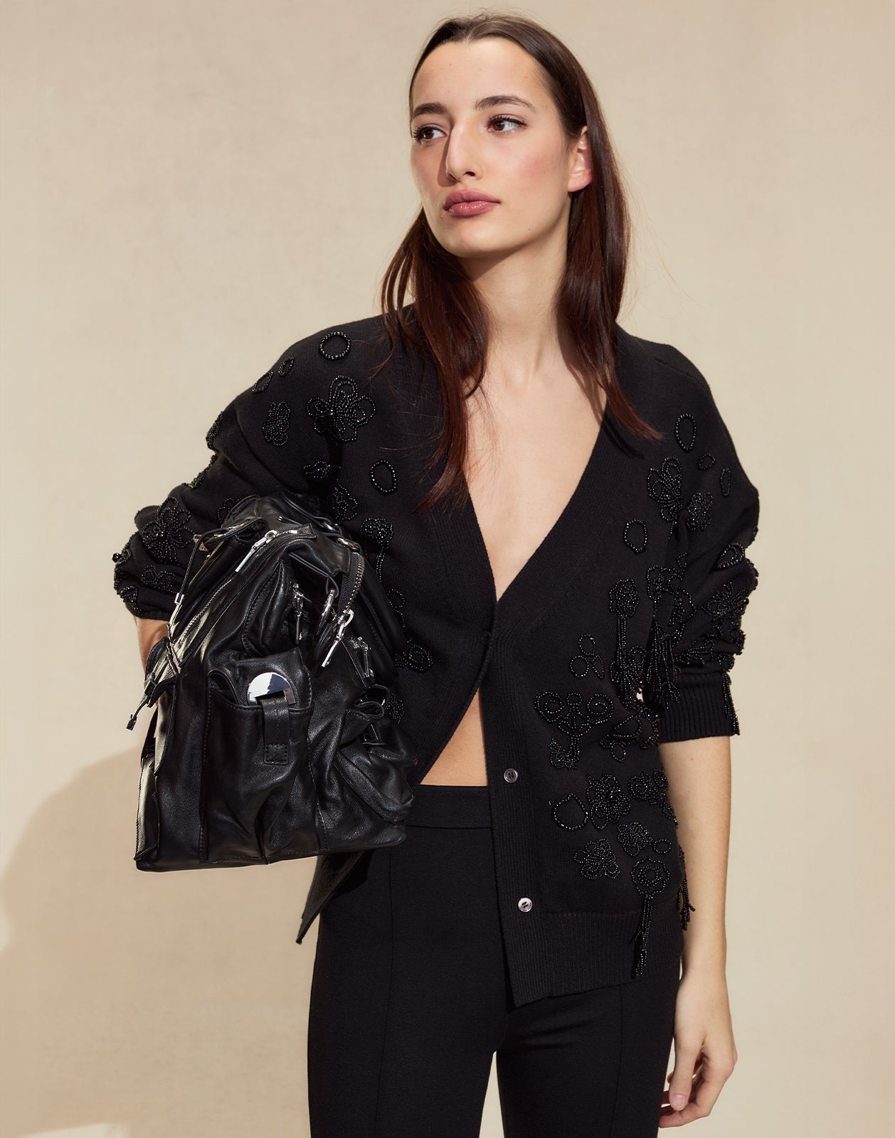 Cynthia Rowley Paloma Boyfriend Cardigan