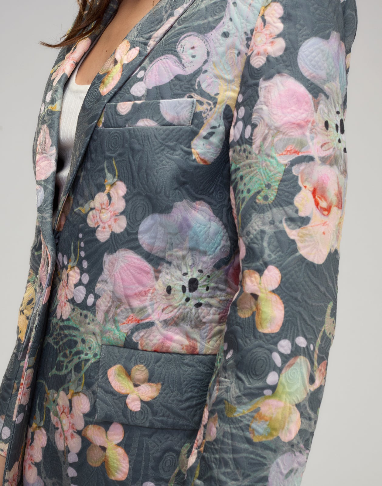Cynthia Rowley Claude Brocade Blazer