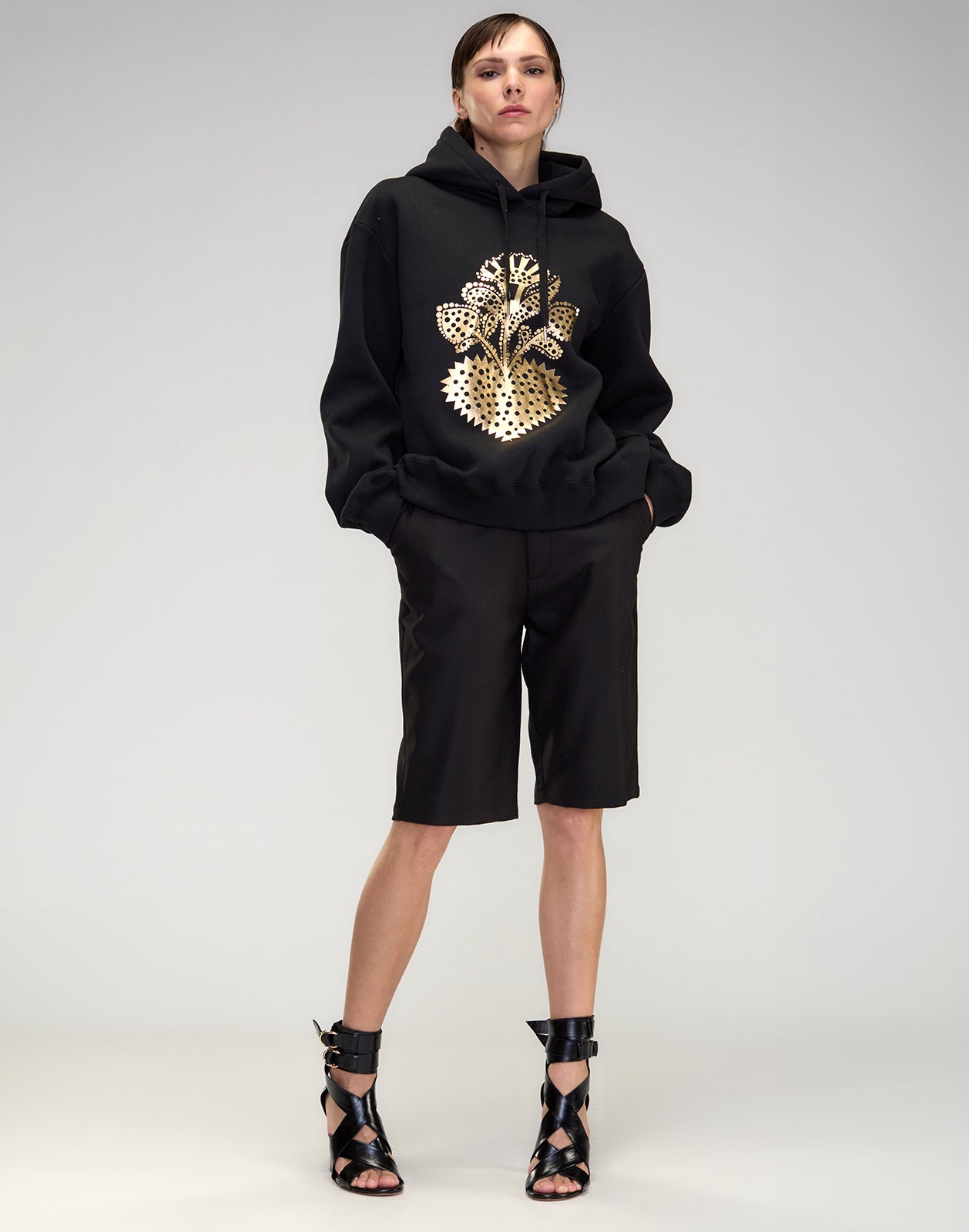 Cynthia Rowley Heart of Gold Hoodie
