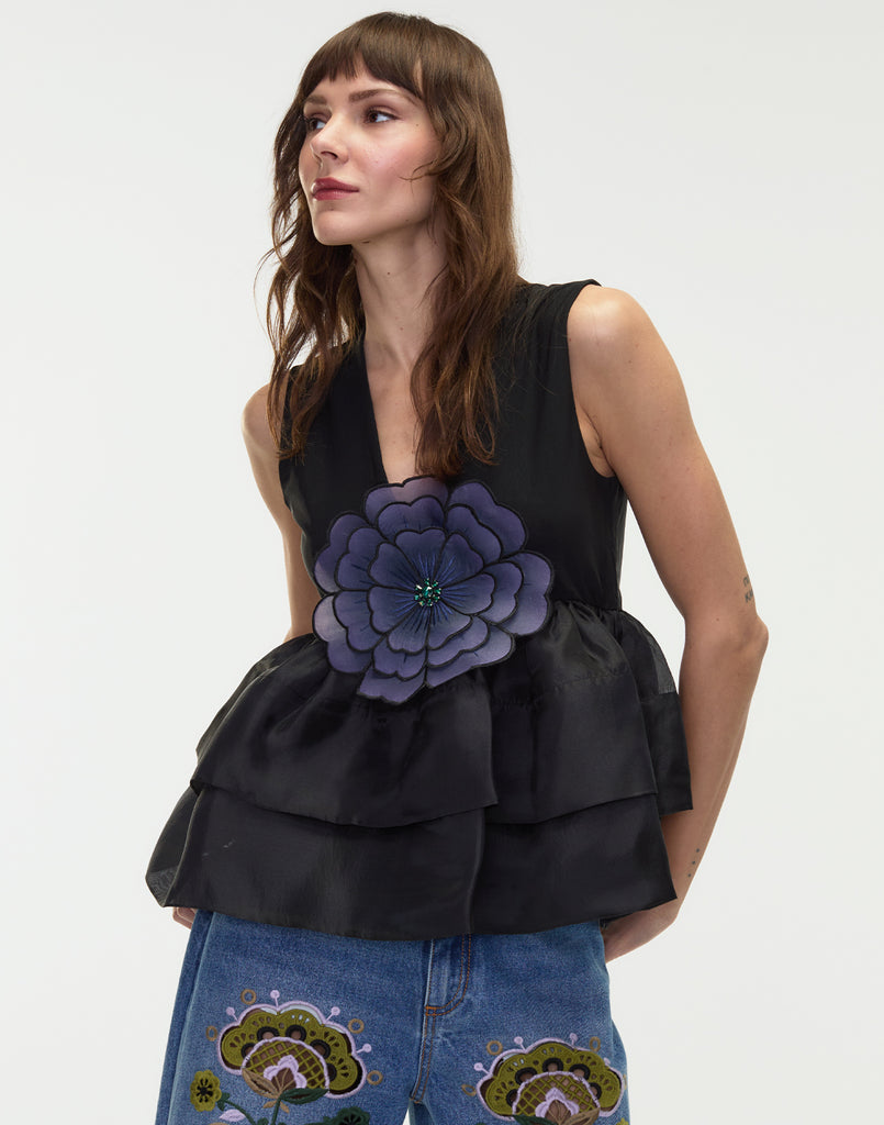Daphne Organza Top – Cynthia Rowley