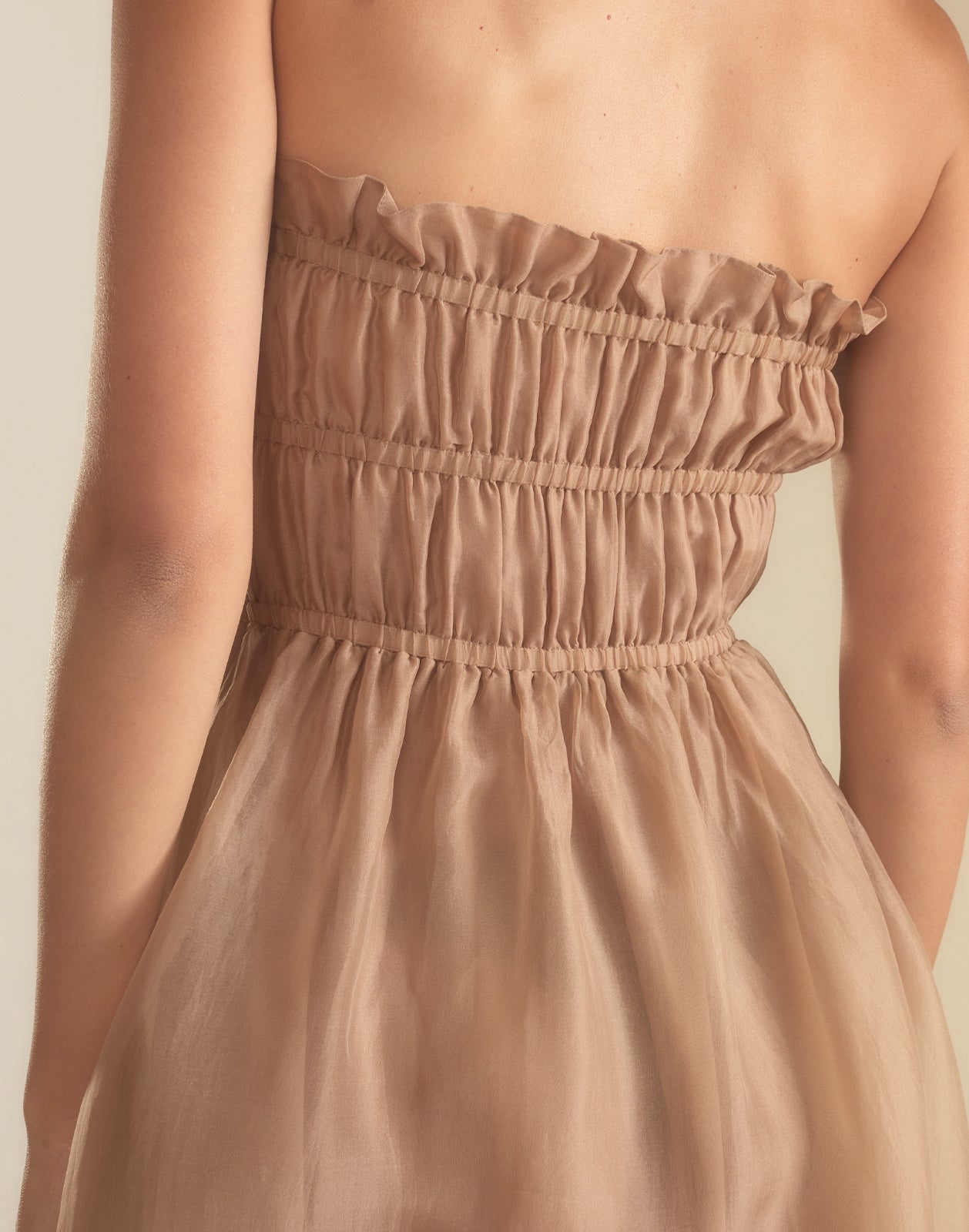 Cynthia Rowley Buckle Up Silk Organza Dress