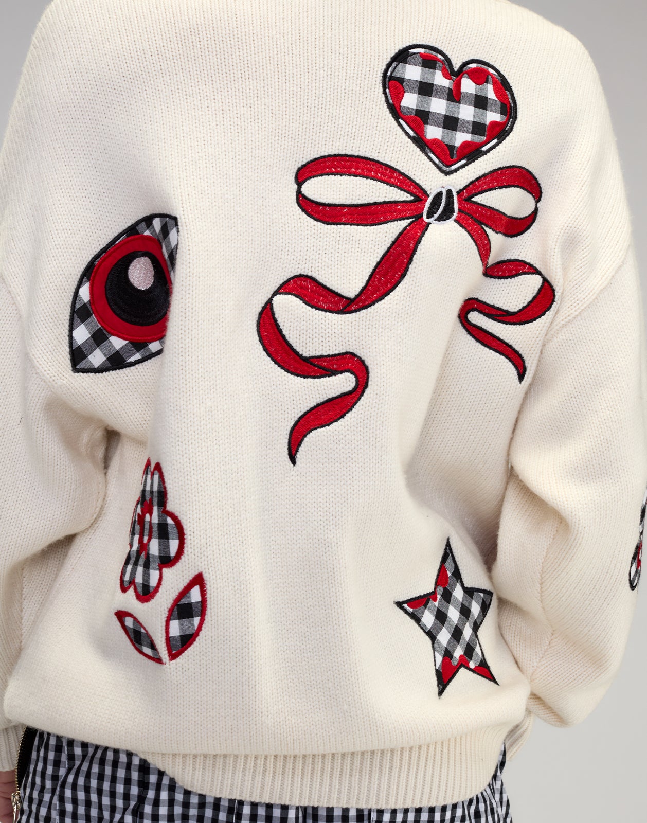 Cynthia Rowley Playful Patchwork Cardigan