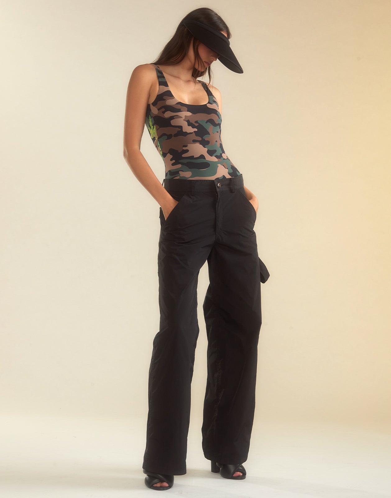 Cynthia Rowley Camo One Piece Swimsuit
