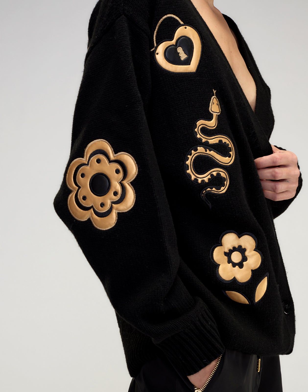 Cynthia Rowley Playful Patchwork Cardigan