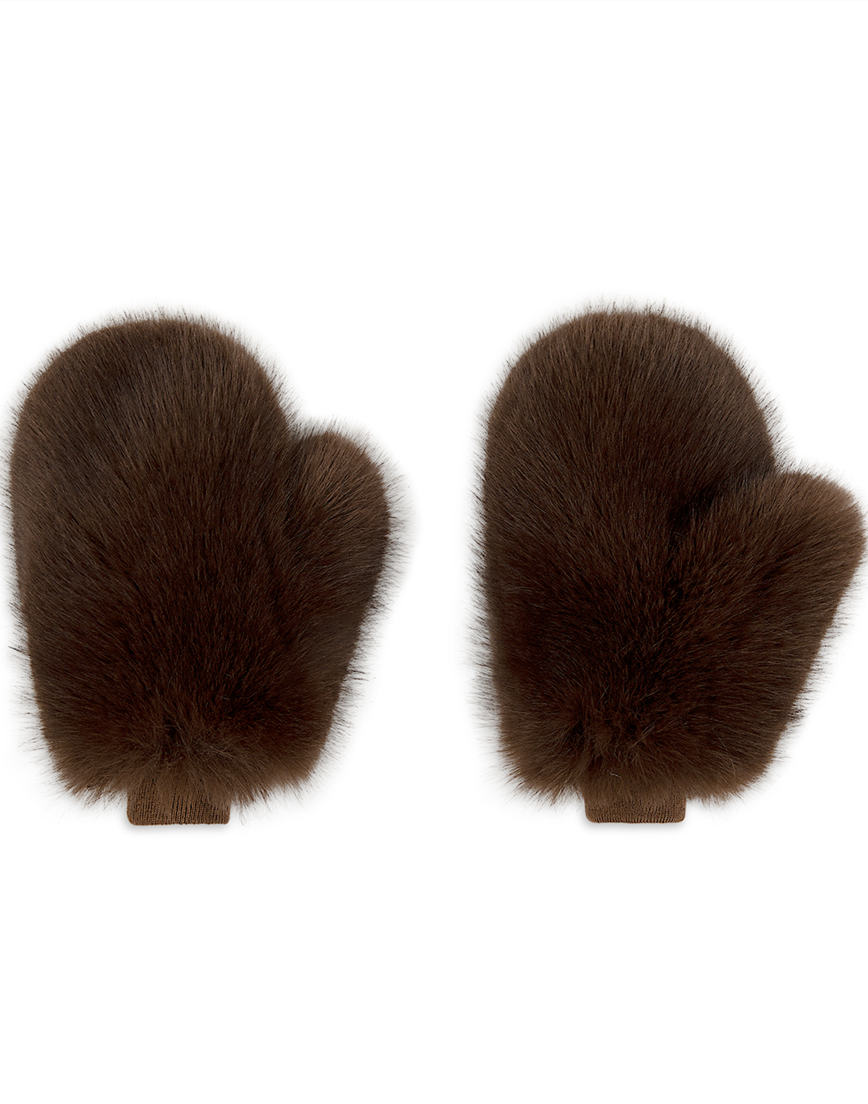Faux Fur Oversized Mittens