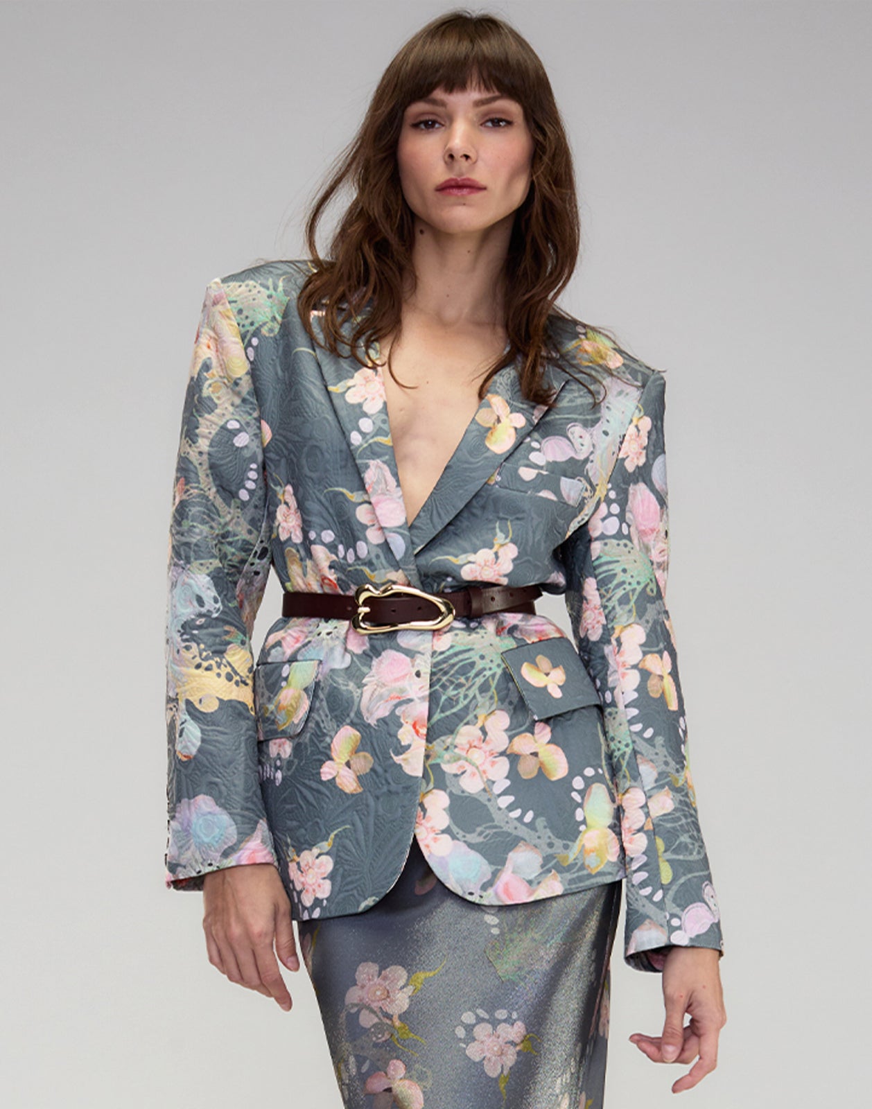 Cynthia Rowley Claude Brocade Blazer