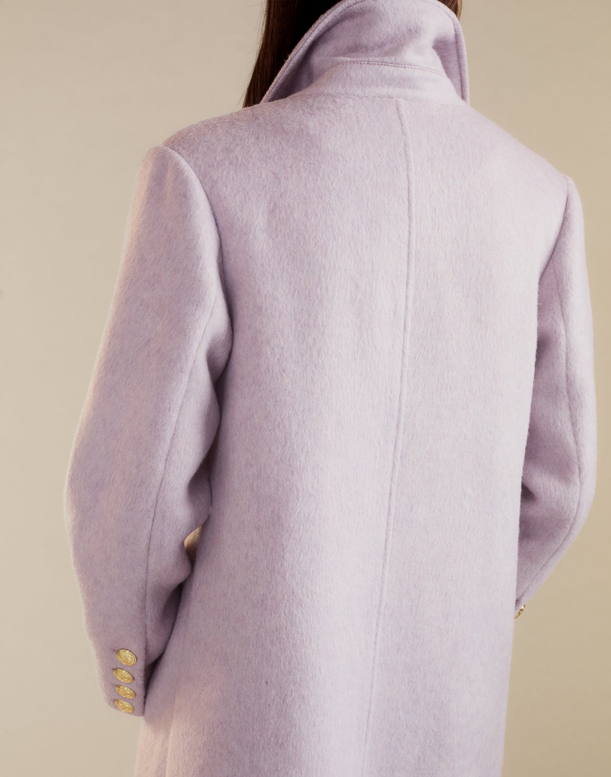 Cynthia Rowley Noa Wool Trench Coat