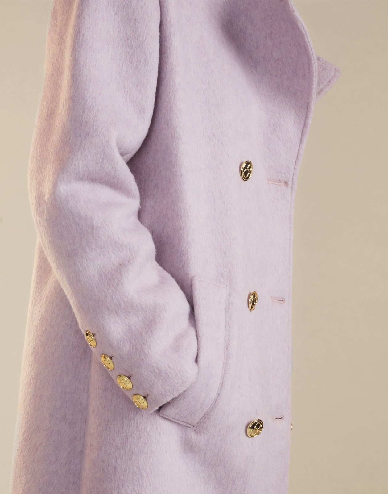Cynthia Rowley Noa Wool Trench Coat