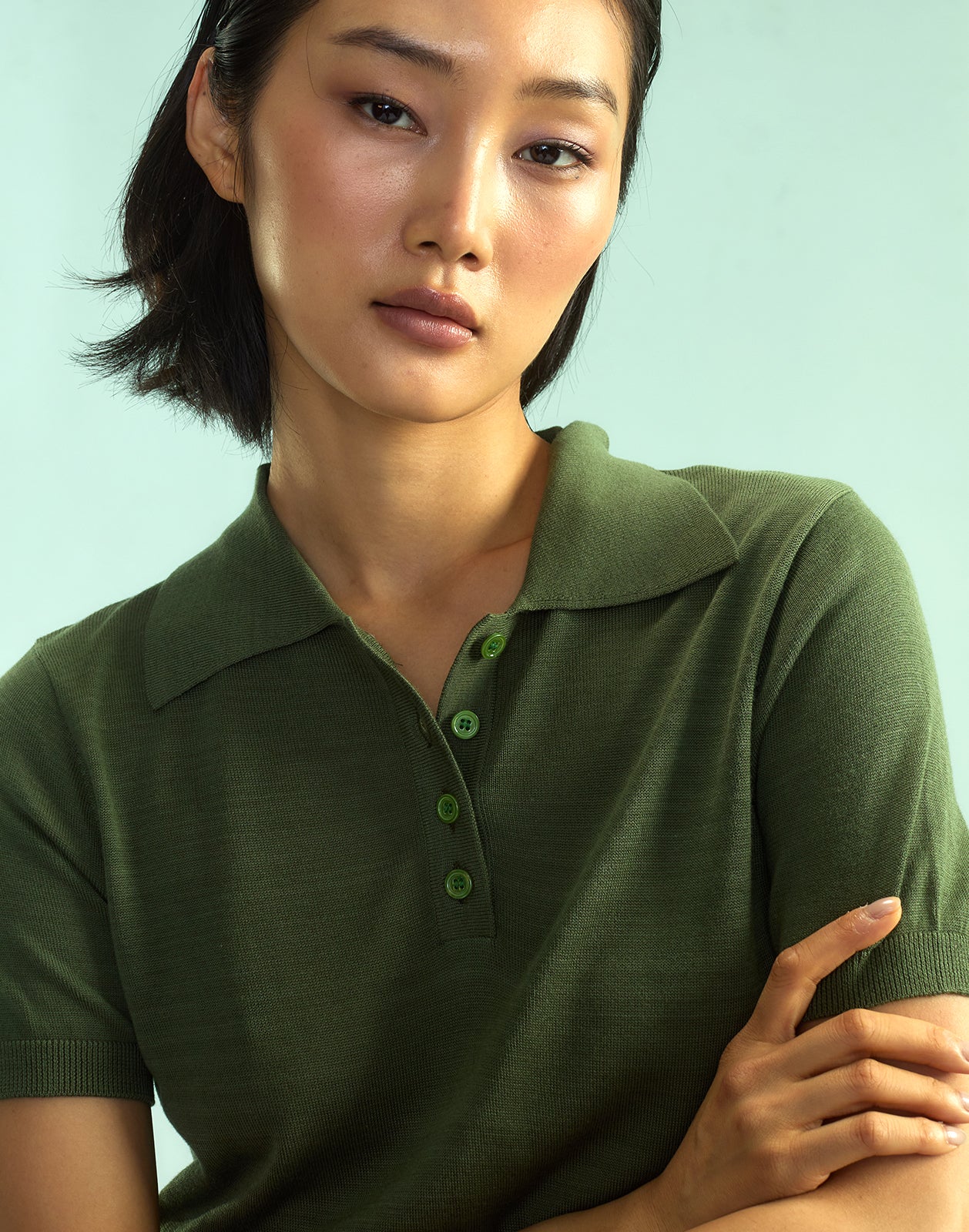 Cynthia Rowley Aspen Knit Polo