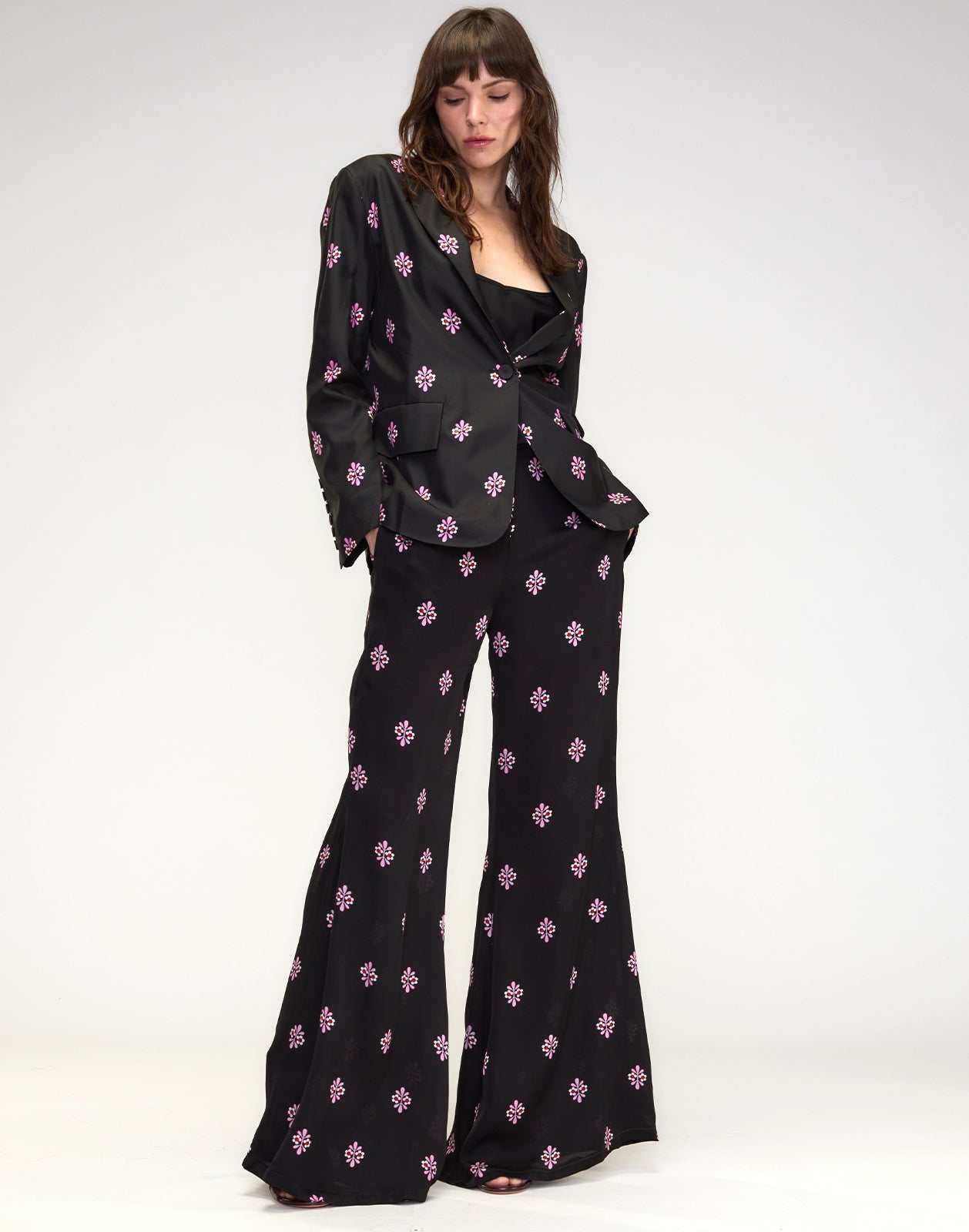 Cynthia Rowley Blake Silk Twill Blazer