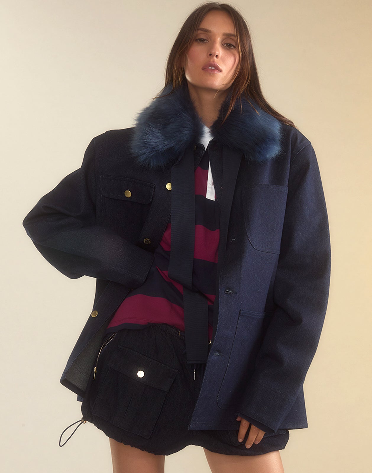 Outward Bound Field Removable Fur Collar Jacket