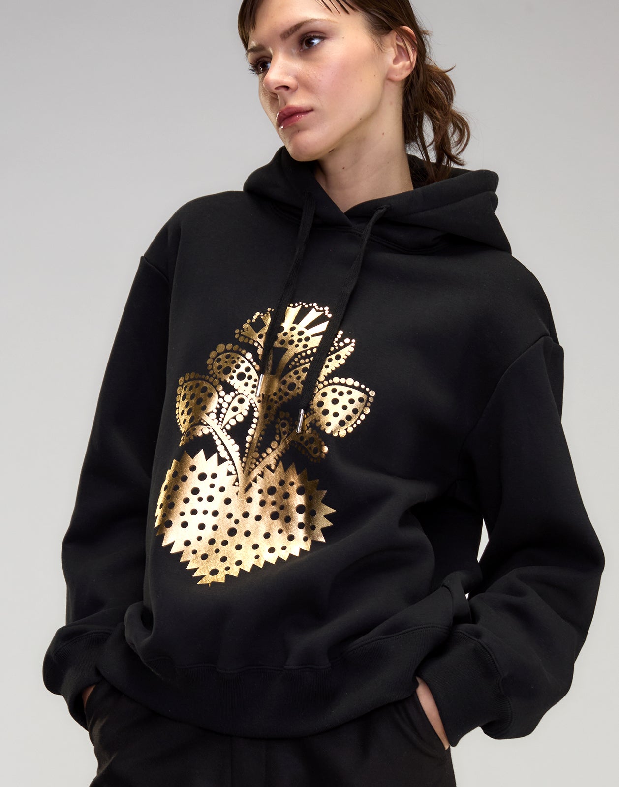 Cynthia Rowley Heart of Gold Hoodie