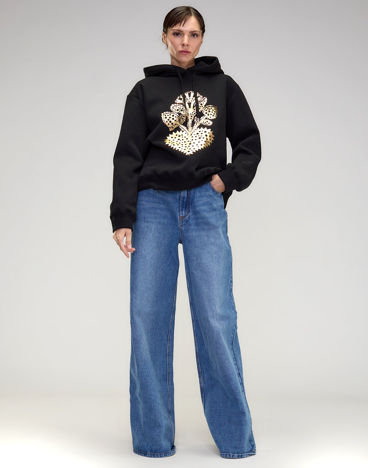 Cynthia Rowley Heart of Gold Hoodie