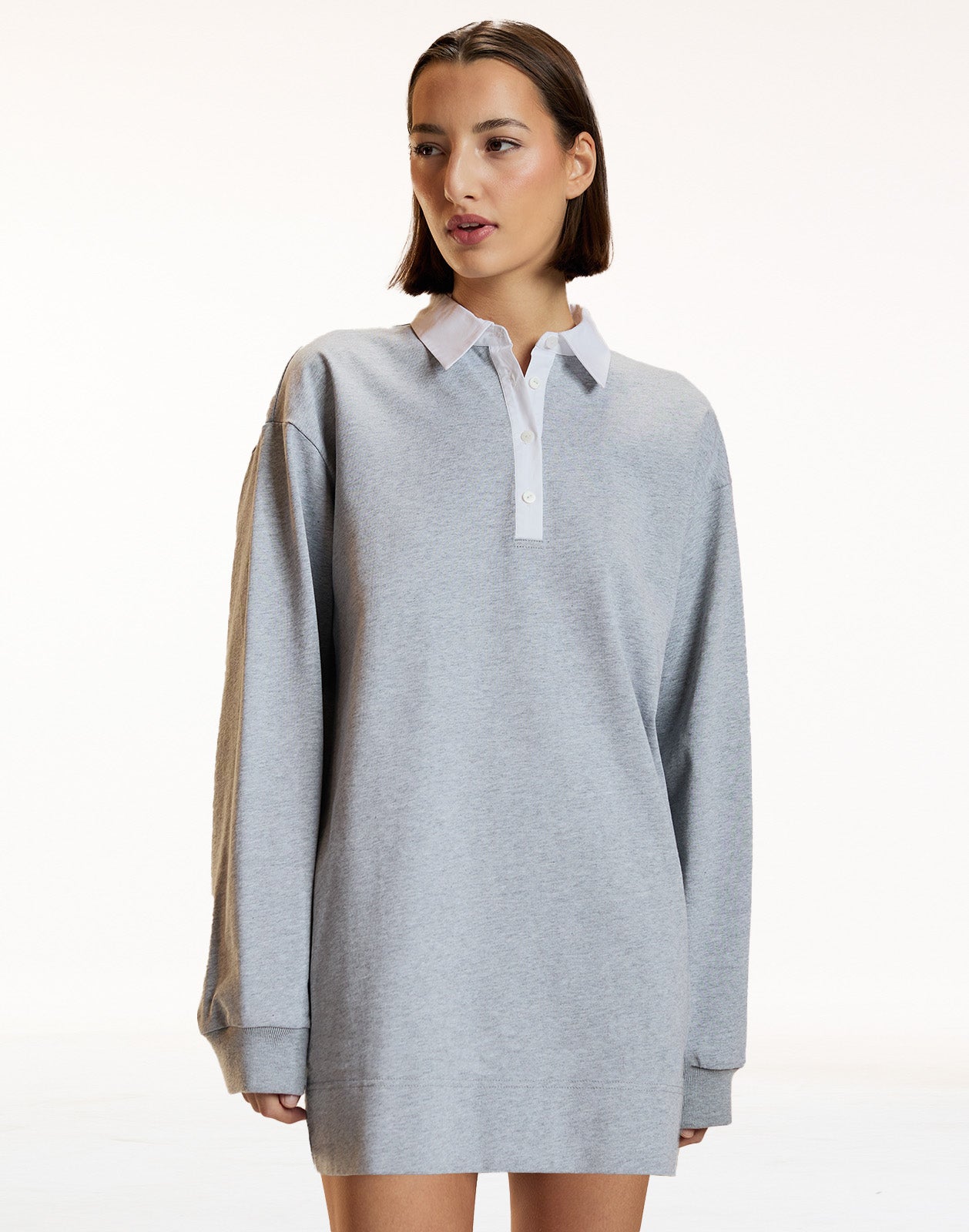 Cynthia Rowley Rugby Mini Dress - Gray