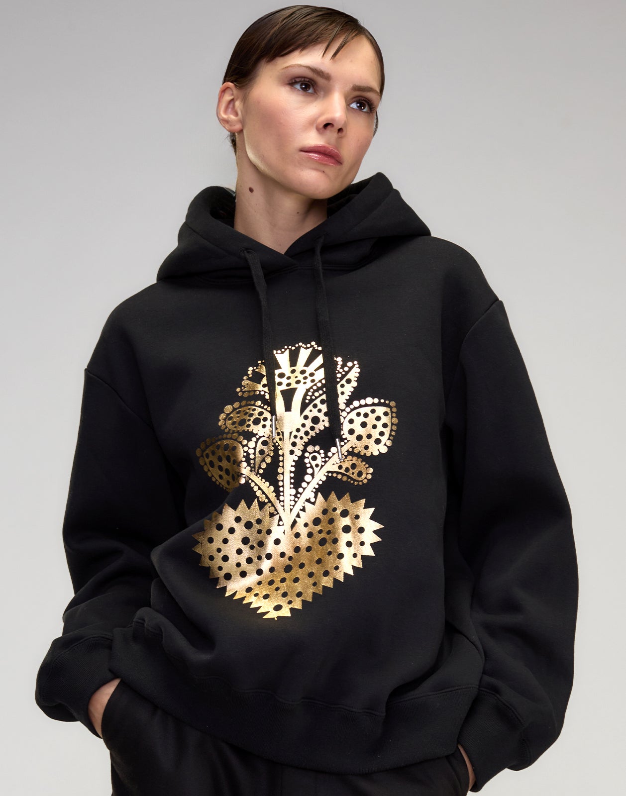 Cynthia Rowley Heart of Gold Hoodie