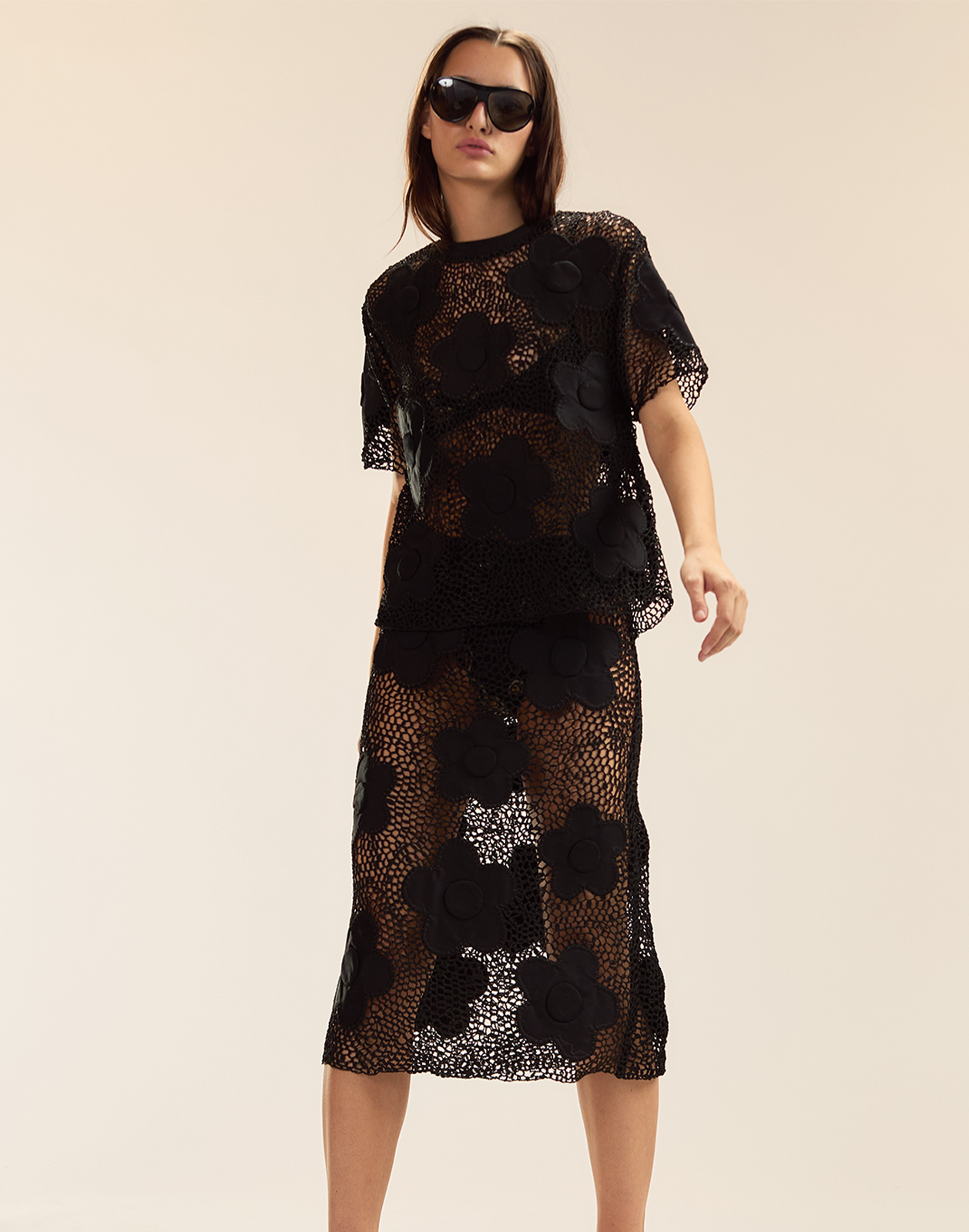 Cynthia Rowley Ibiza Crochet Skirt