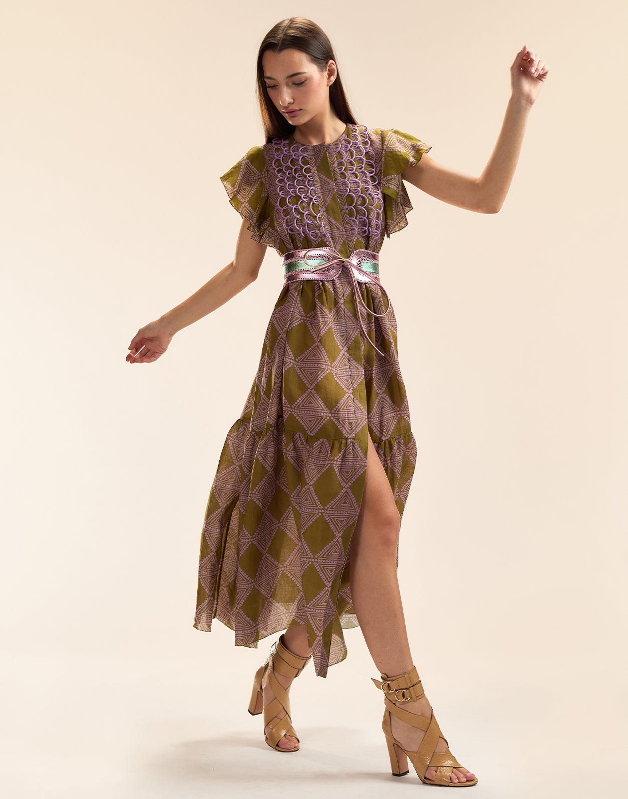 Cynthia Rowley Mallorca Ramie Kaftan
