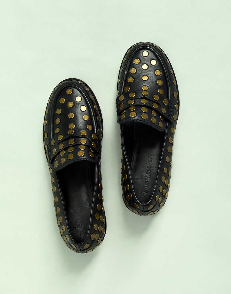 かっつー アメリヴィンテージ STUDS TASSEL LOAFER L かっつー様専用 アメリヴィンテージ STUDS TASSEL LOAFER L