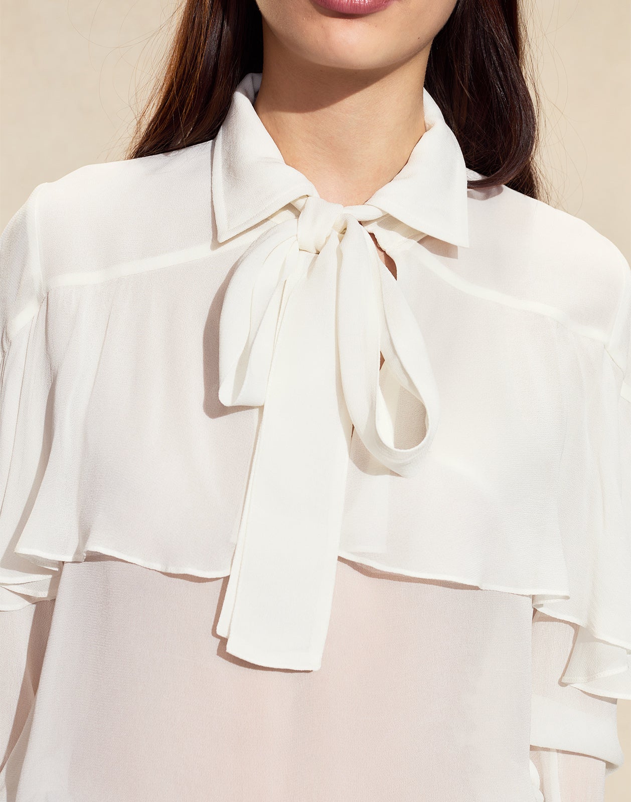 Cynthia Rowley Camille Ruffle Blouse