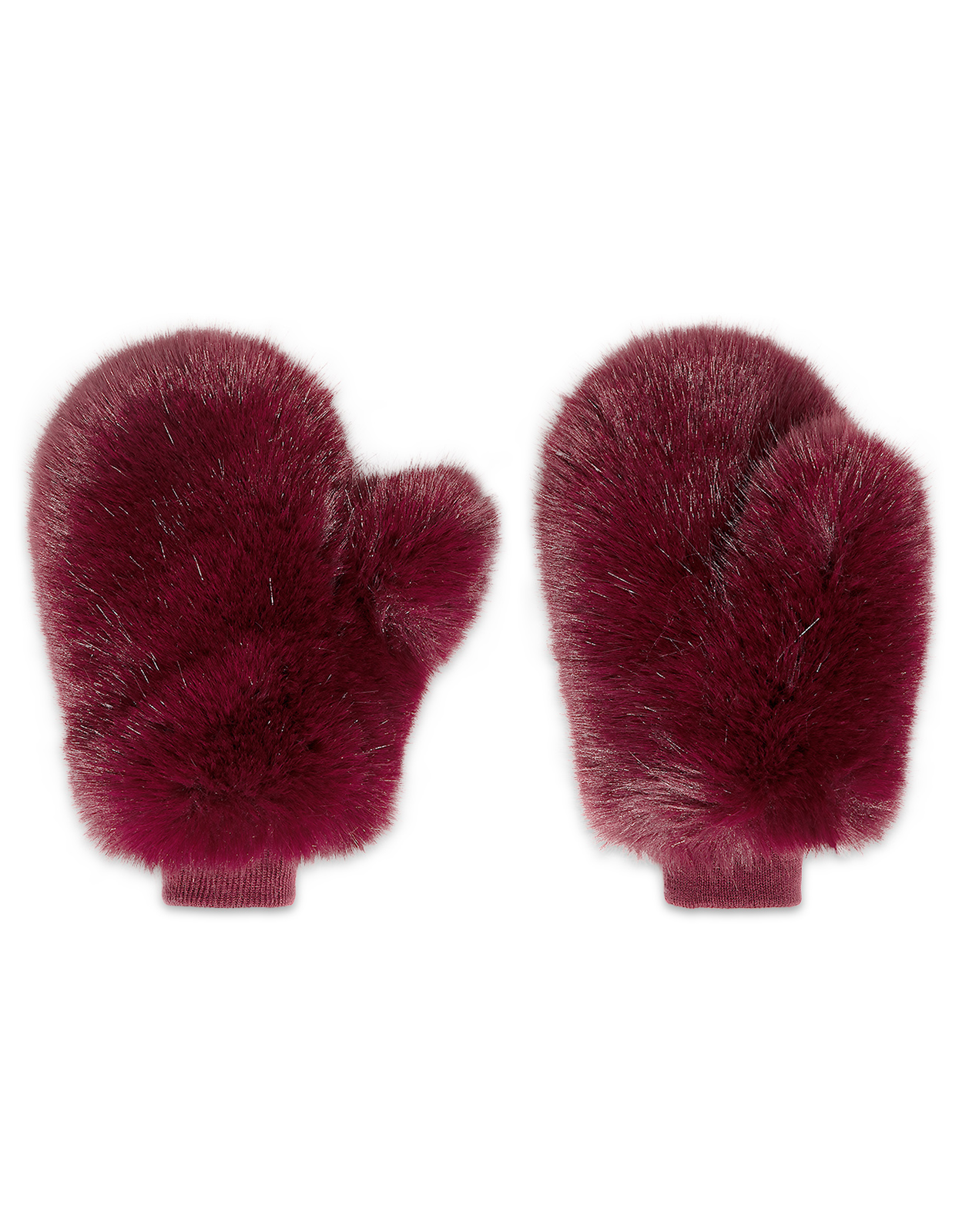 Faux Fur Oversized Mittens