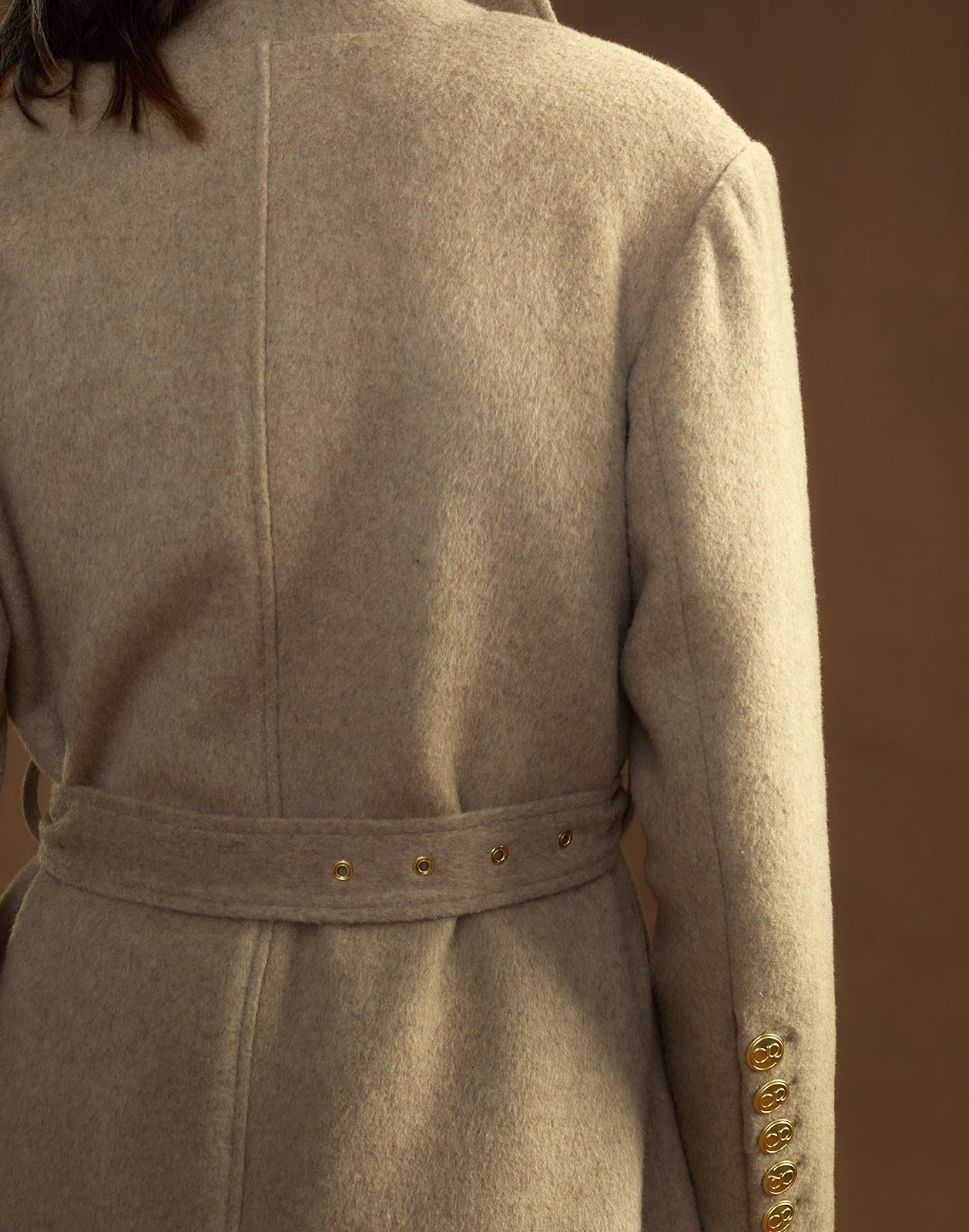 Cynthia Rowley Noa Wool Trench Coat