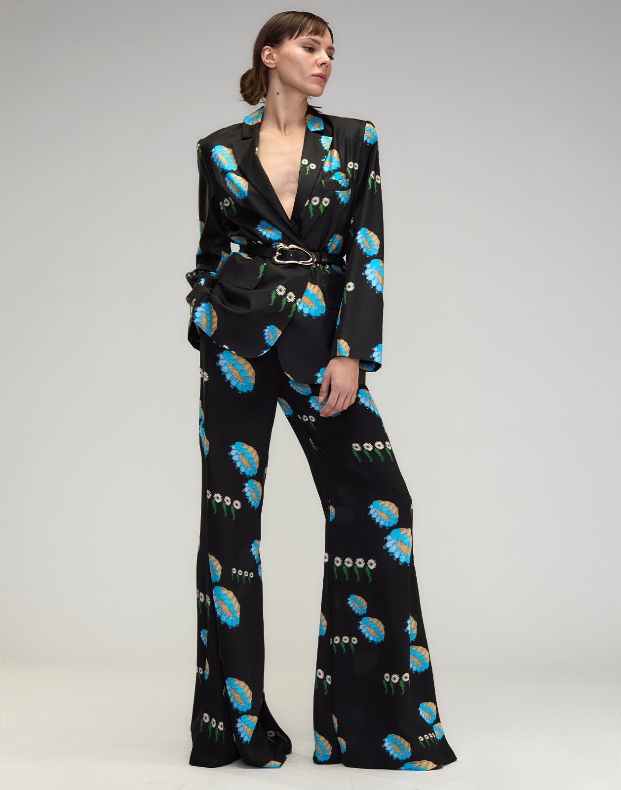 Cynthia Rowley Blake Silk Twill Blazer