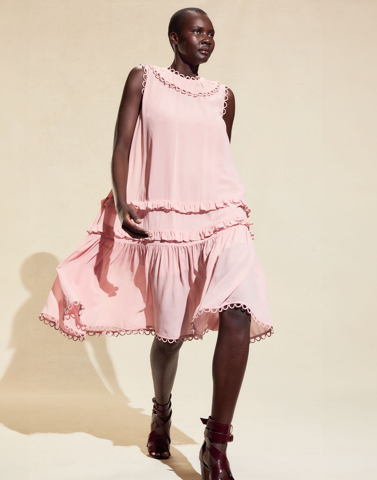 Cynthia Rowley Annabelle Sleeveless Midi Dress