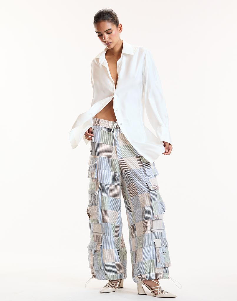 Millie Madras Cargo Pants – Cynthia Rowley