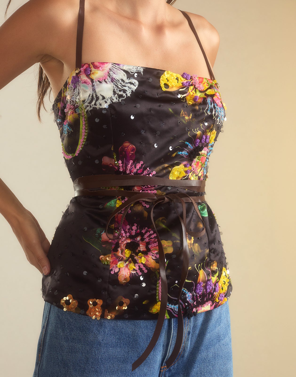 Cynthia Rowley Kaia Tie Top