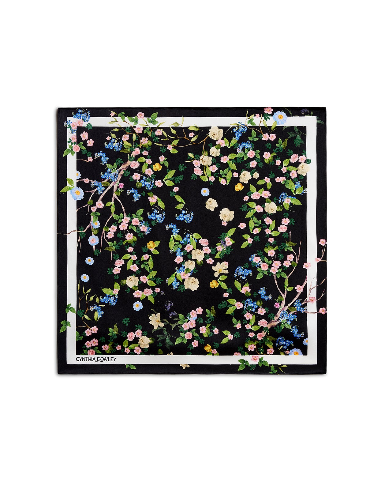 Cynthia Rowley Bloom Silk Scarf