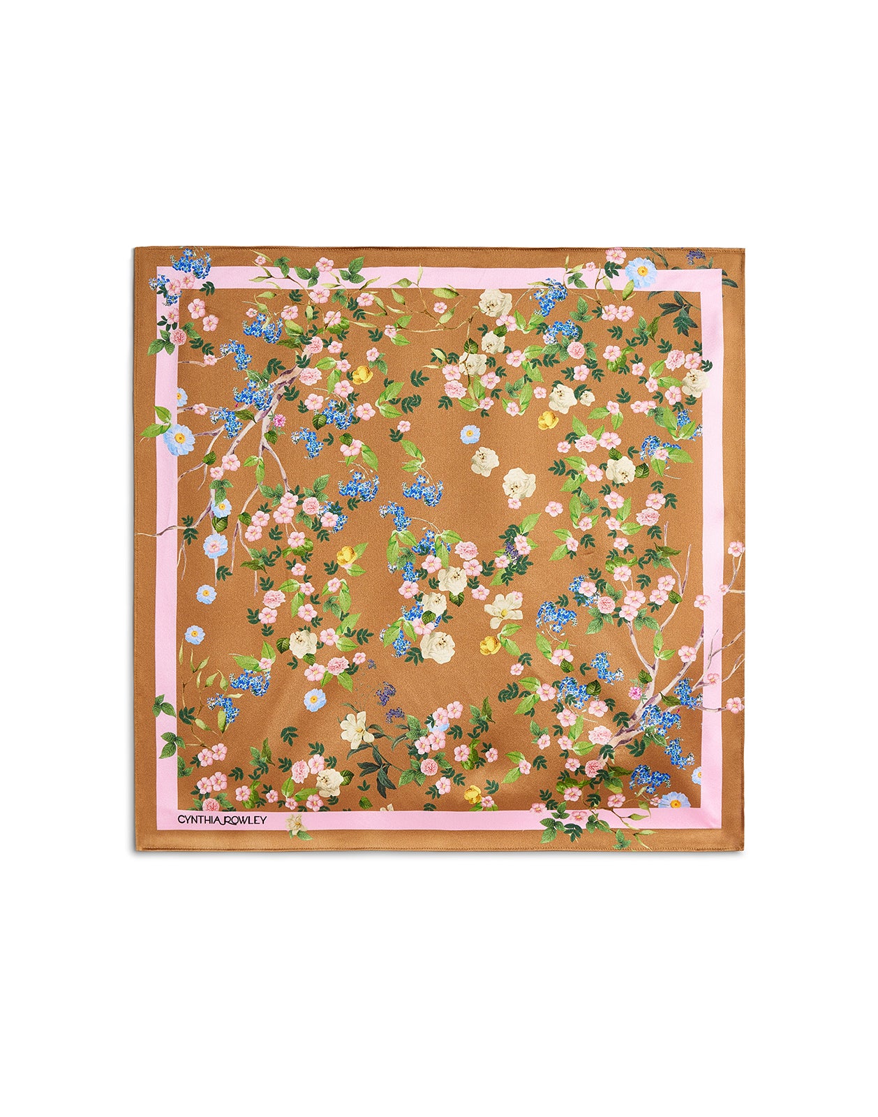 Cynthia Rowley Bloom Silk Scarf