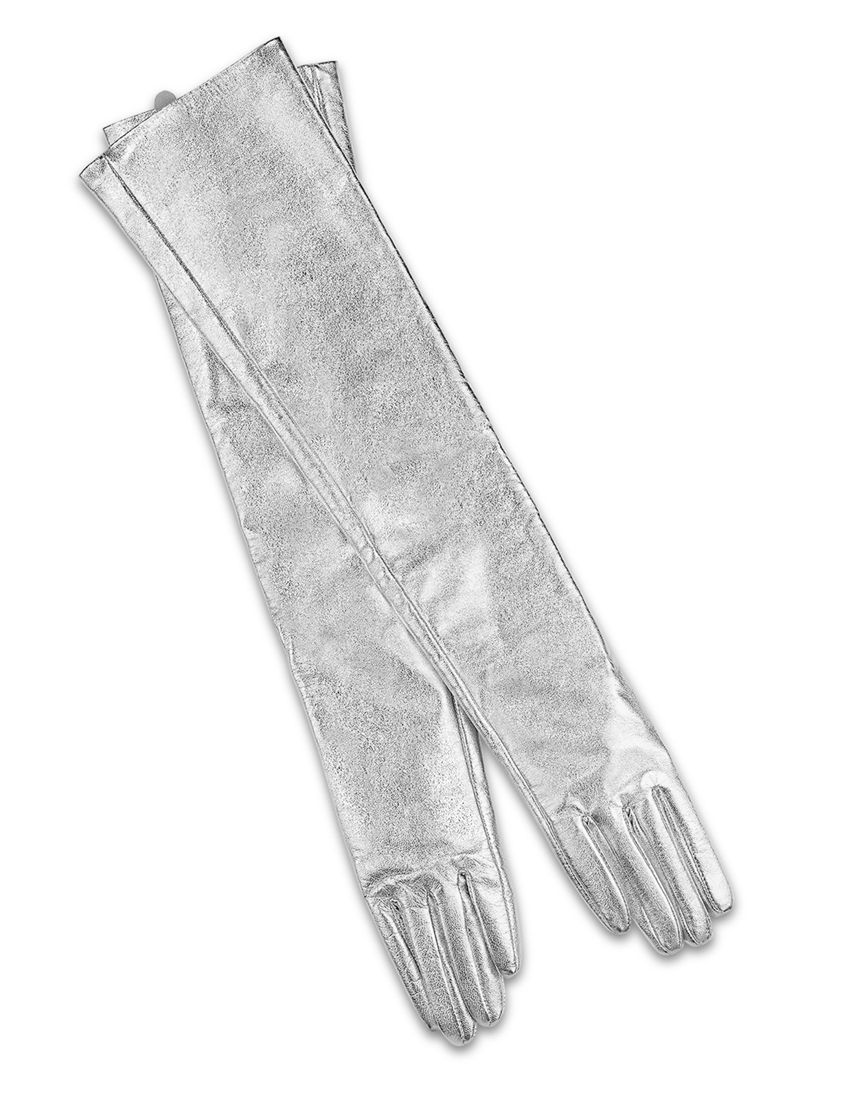 Bea Long Metallic Leather Gloves