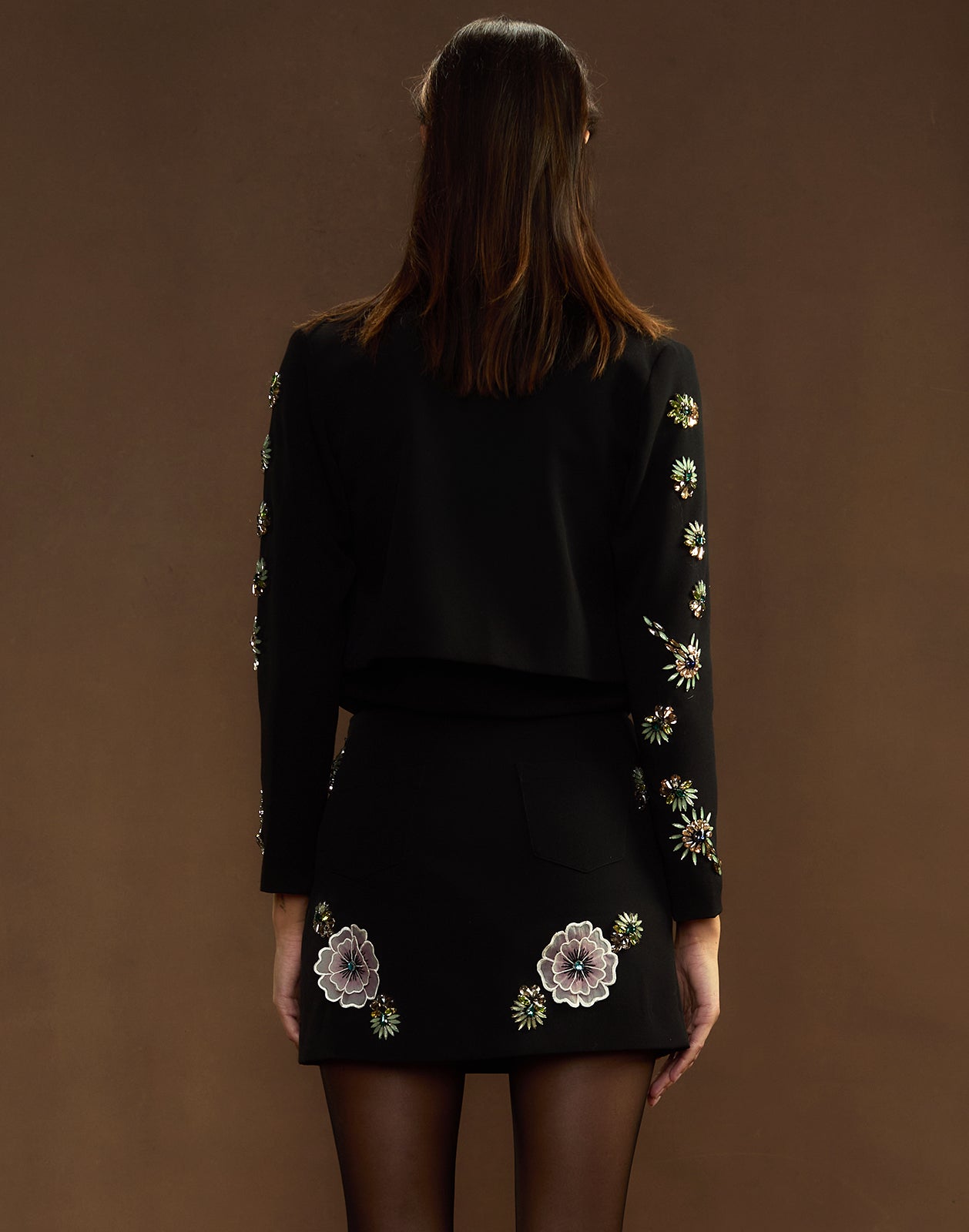 Cynthia Rowley Florencia Embellished Skirt
