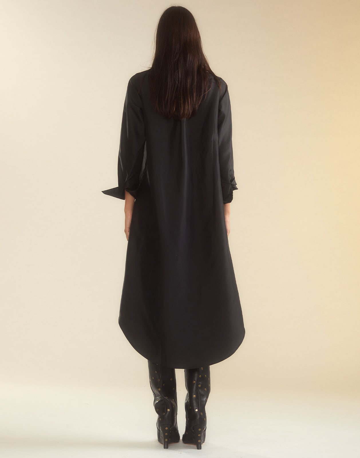 Cynthia Rowley Undercover Silk Taffeta Shirt Dress