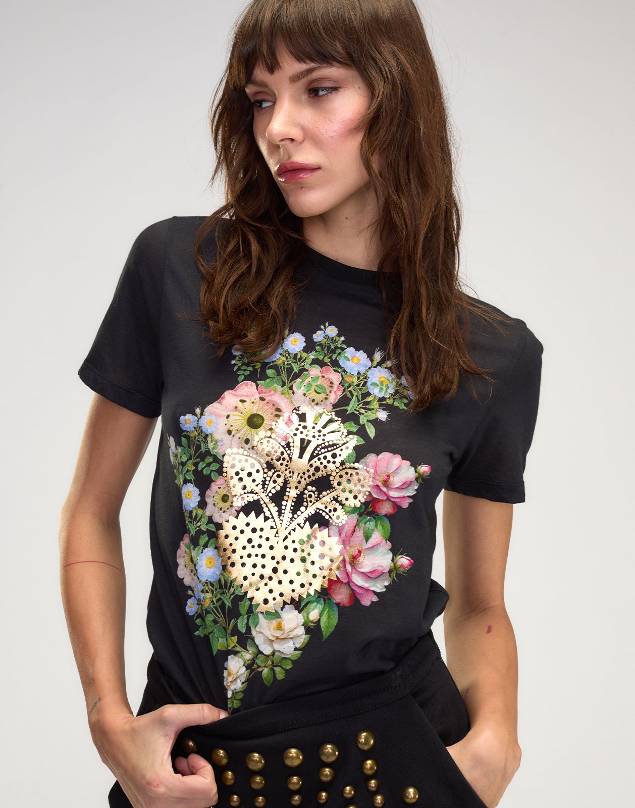 Cynthia Rowley Heart of Gold Tee