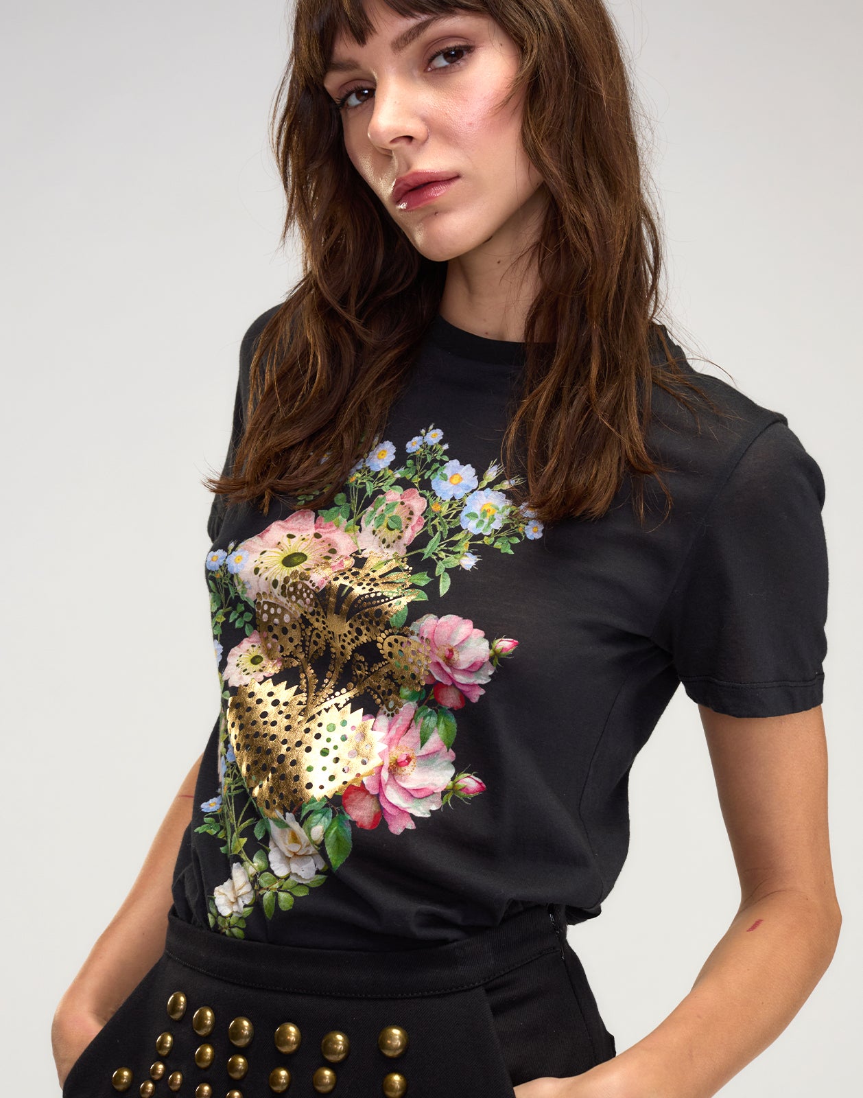 Cynthia Rowley Heart of Gold Tee
