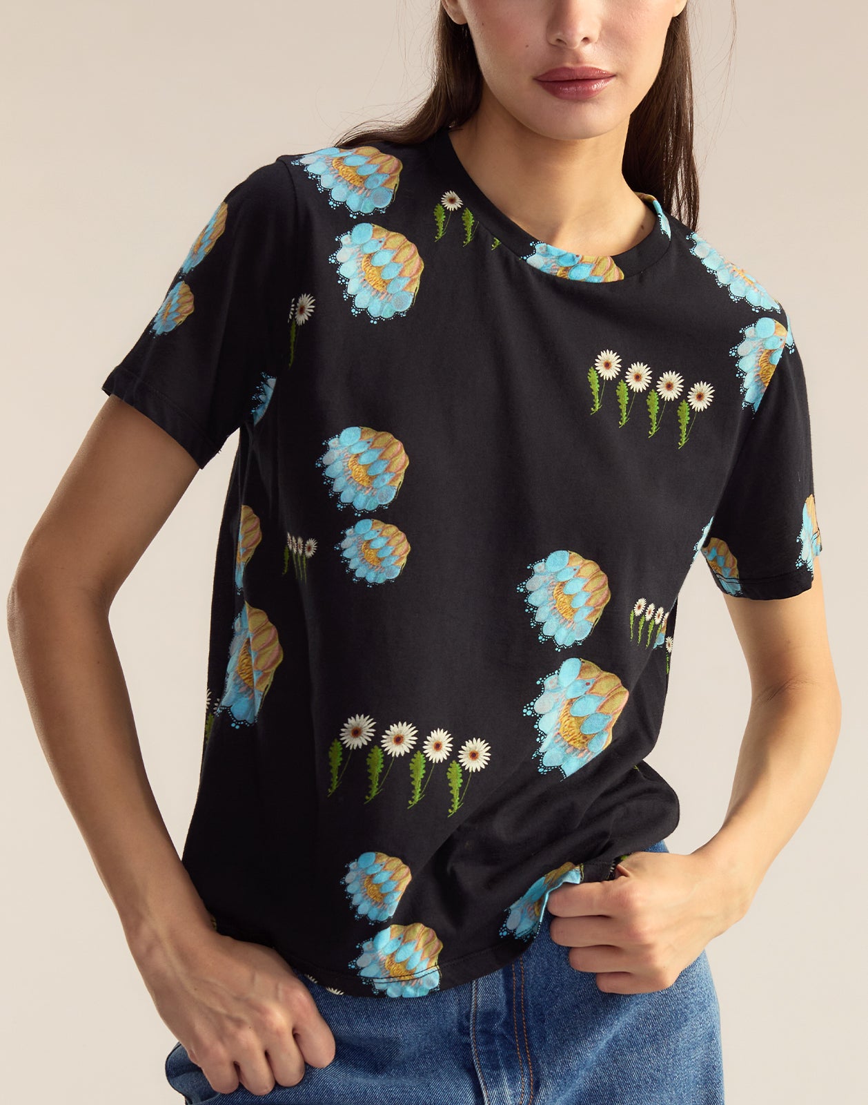 Cynthia Rowley Everyday Cotton Tee