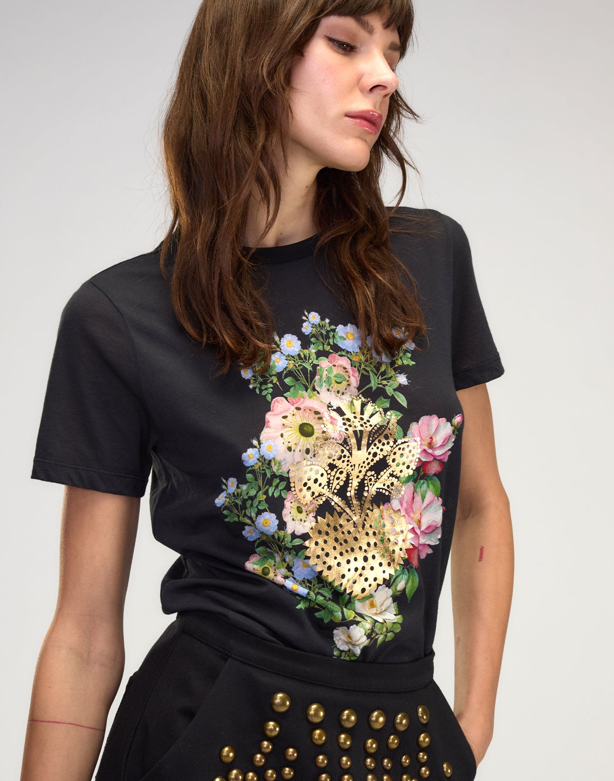 Cynthia Rowley Heart of Gold Tee
