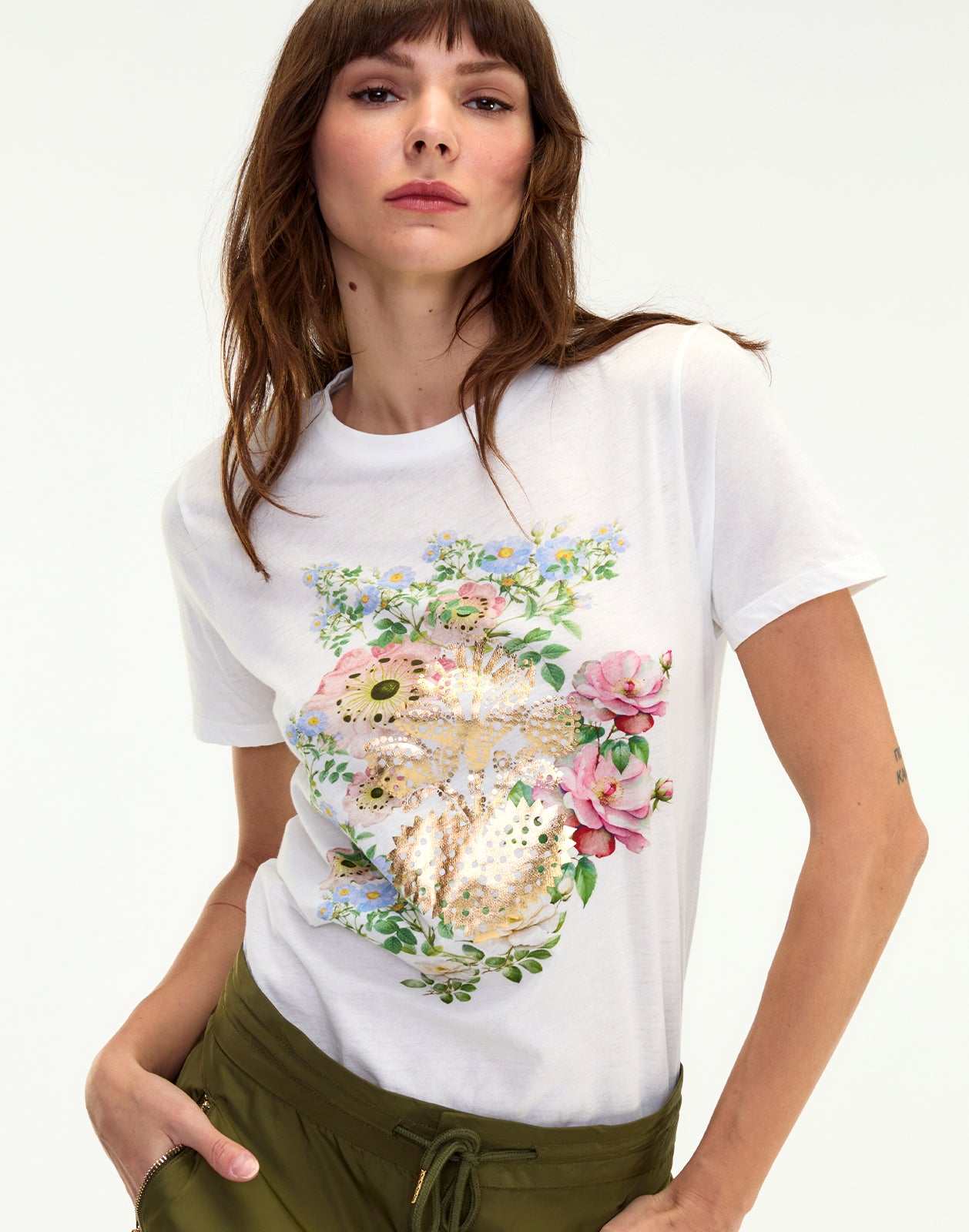 Cynthia Rowley Heart of Gold Tee