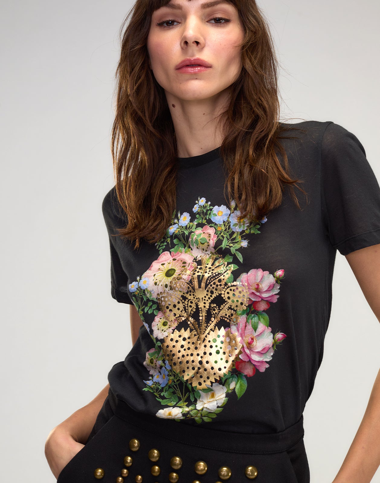 Cynthia Rowley Heart of Gold Tee