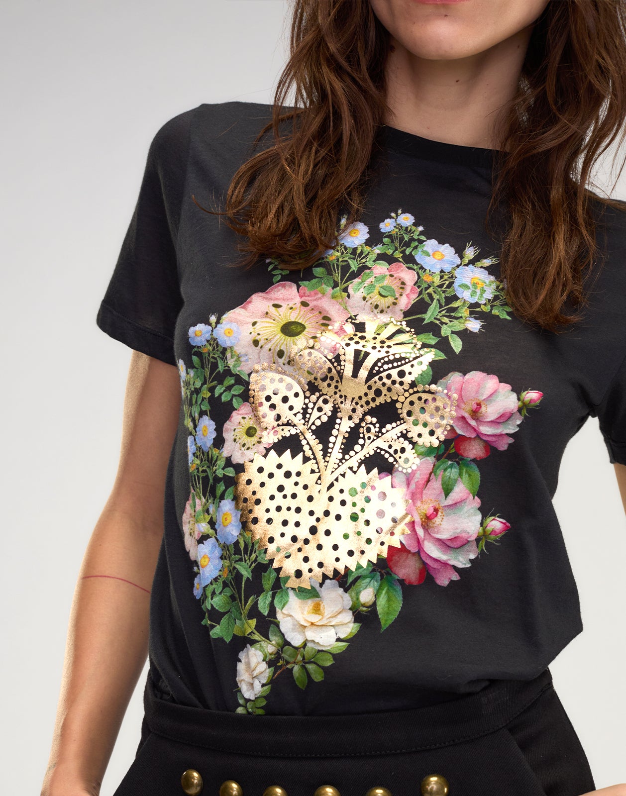 Cynthia Rowley Heart of Gold Tee