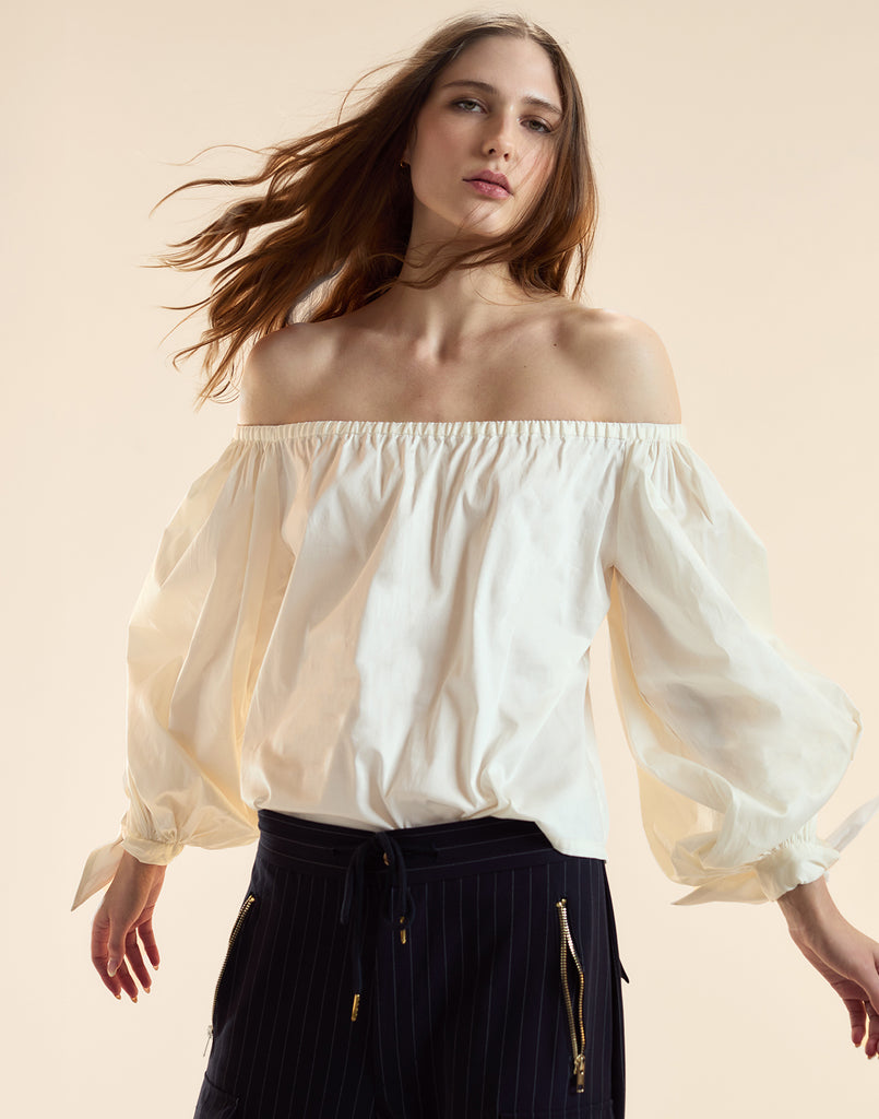 Bibiy. CYNTHIA CROPPED BLOUSE ブラウス BIBIY. MADE | CYNTHIA CROPPED BLOUSE｜Bibiy.
