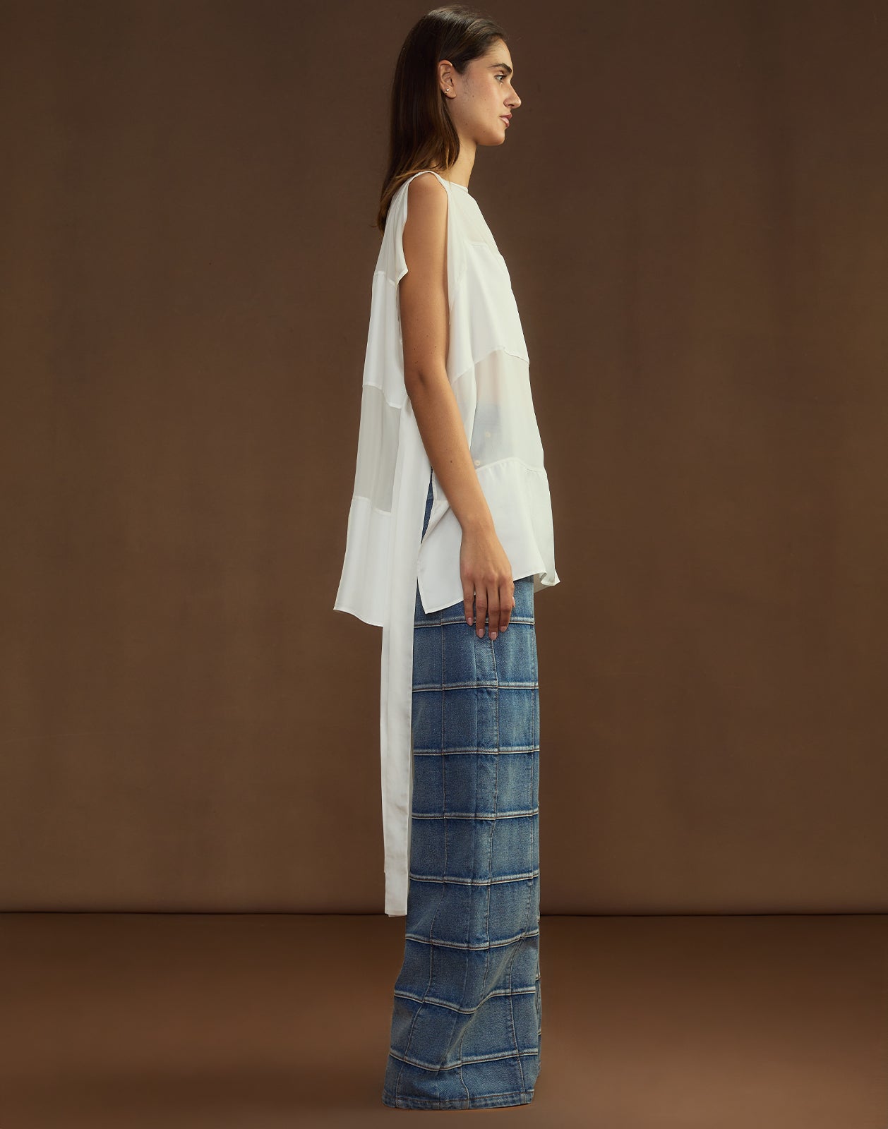 Cynthia Rowley Windswept Silk Blouse