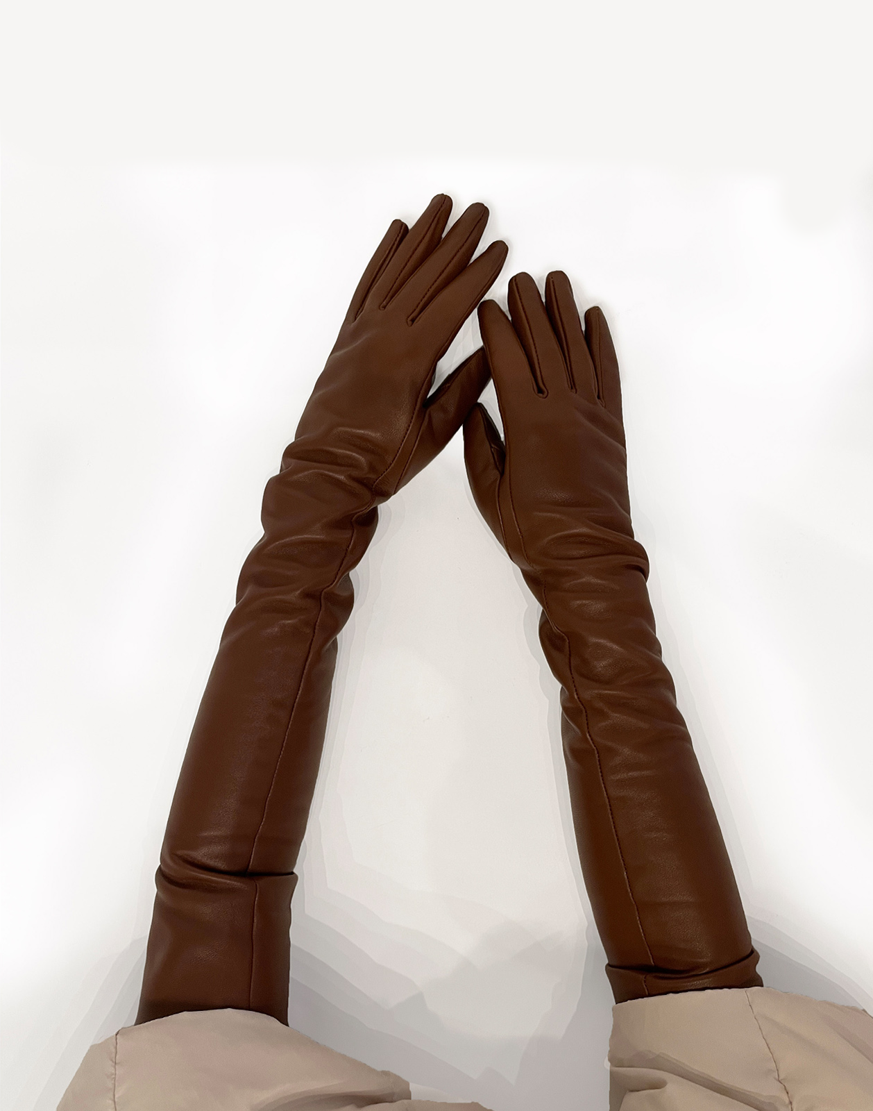 Bea Long Leather Gloves