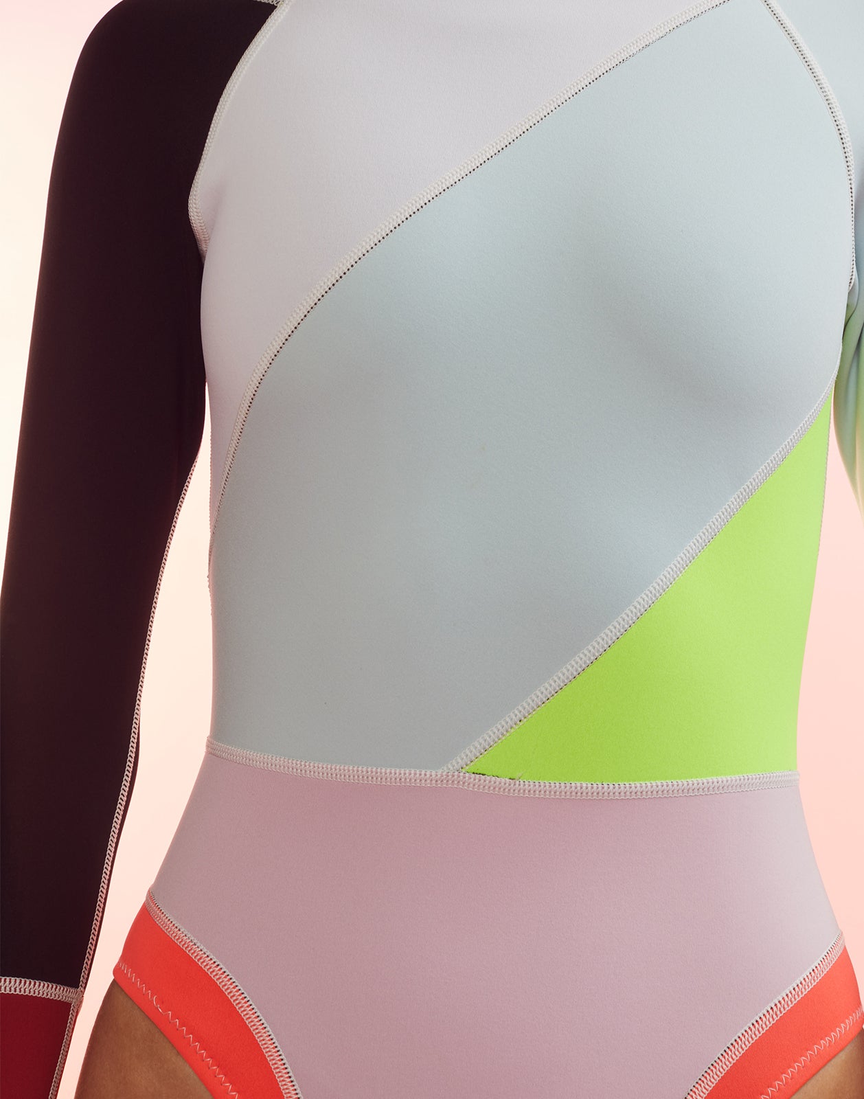 Janet Colorblock High Cut Wetsuit