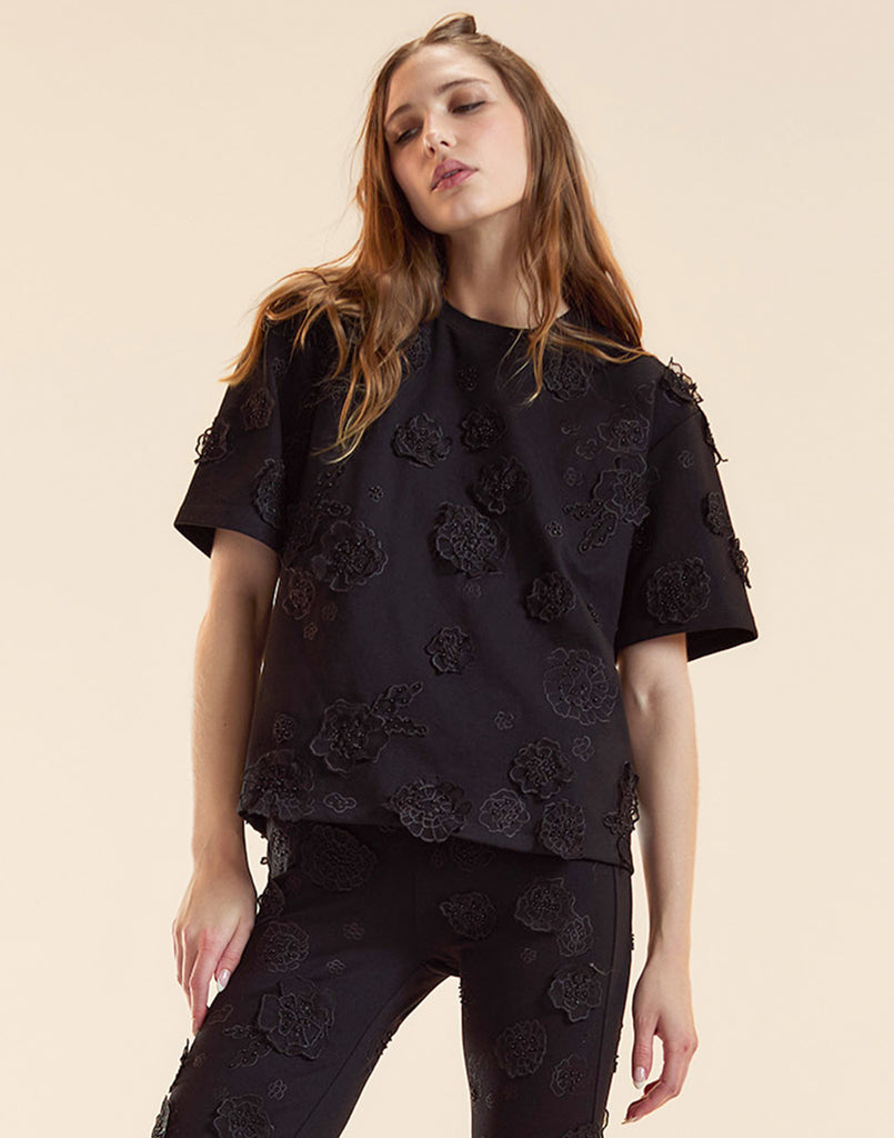 Cynthia Rowley Pop Floral Top