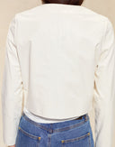 Cynthia Rowley The London Leather Cropped Jacket