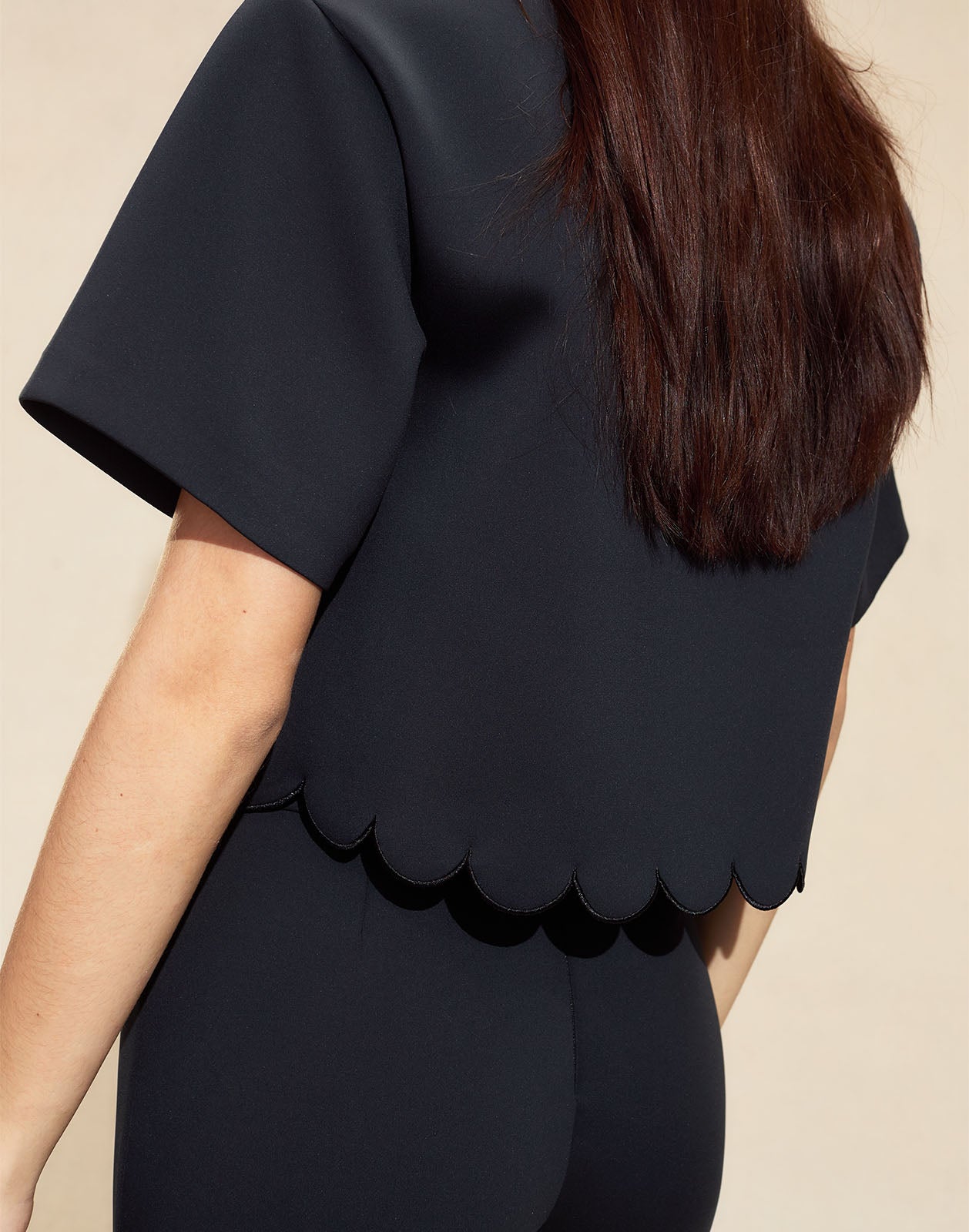 豪華ラッピング無料 Ella Bonded Rowley Cynthia – Top Scallop トップス