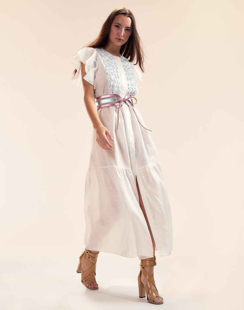 Cynthia Rowley Mallorca Ramie Kaftan
