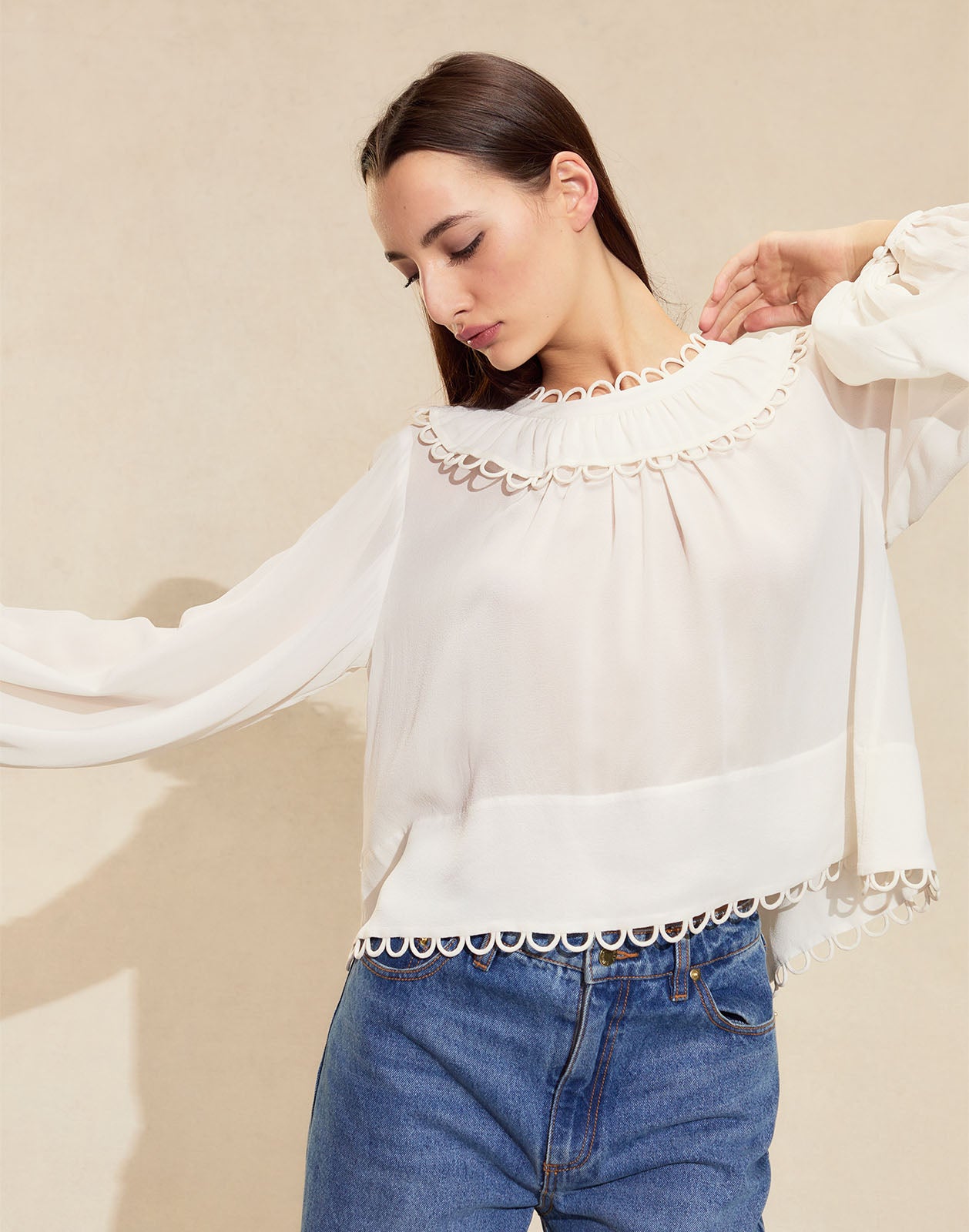 Annabelle Long Sleeve Blouse